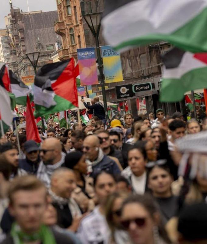 In Malmö entgeht der Eurovision Song Contest nicht dem Konflikt zwischen Israel und der Hamas