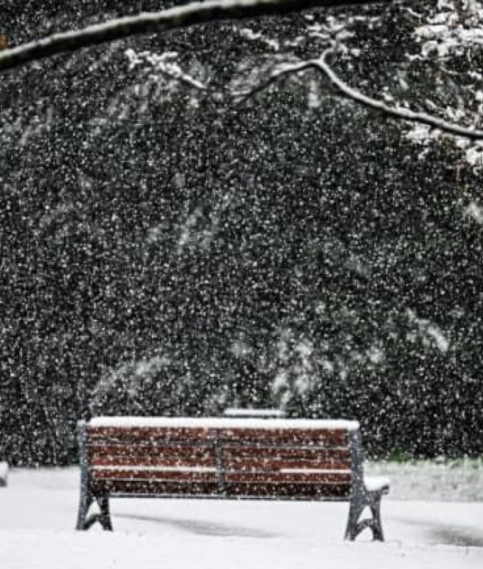 Die Temperaturen sinken an diesem Donnerstag weiter, da Schnee fällt