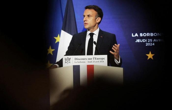 An der Sorbonne dramatisiert Macron die europäische Frage, um sein Lager aufzurütteln