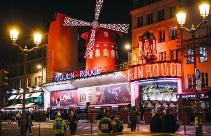 Paris: Die Flügel des Moulin Rouge lösten sich in der Nacht, es gab keine Verletzungen