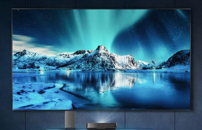 Hisense stellt den neuen Laserfernseher Starlight S1 Pro mit einem faltbaren Bildschirm von bis zu 100 Zoll vor