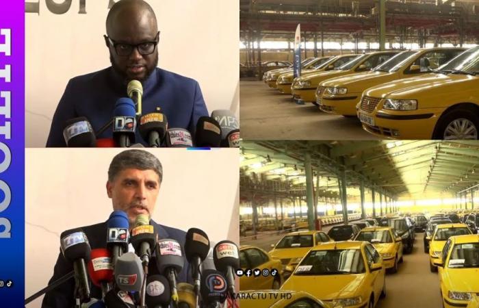 „Durch die Investition in diese Flotte neuer Taxis stärken wir unser Engagement für…“ (El Malick NDIAYE, Minister)
