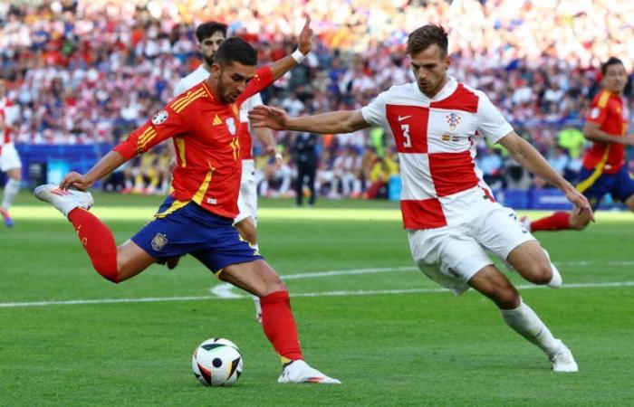Erleben Sie noch einmal den klaren Sieg Spaniens gegen Kroatien im ersten Spiel der Gruppe B