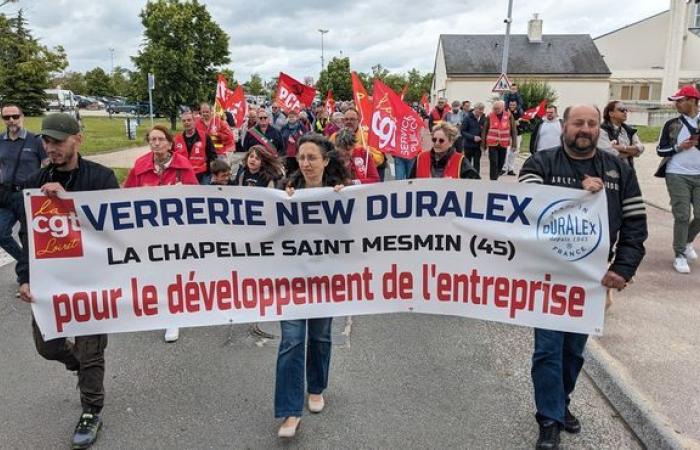 „Lassen Sie das Unternehmen weiterlaufen, egal wie“: eine Demonstration zur Unterstützung von Duralex in Loiret