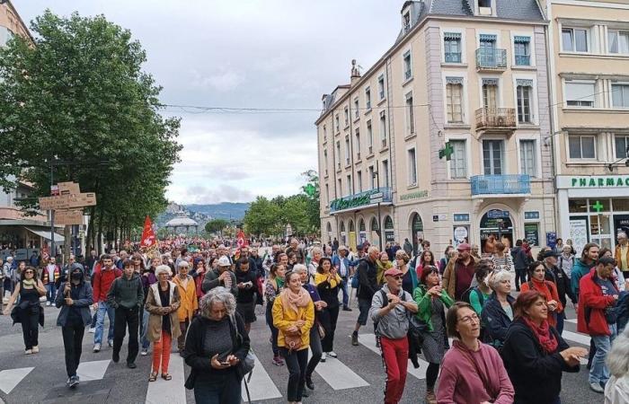 IN BILDERN – Parlamentswahlen 2024: Rund 3.000 Demonstranten gegen die extreme Rechte in Drôme und Ardèche