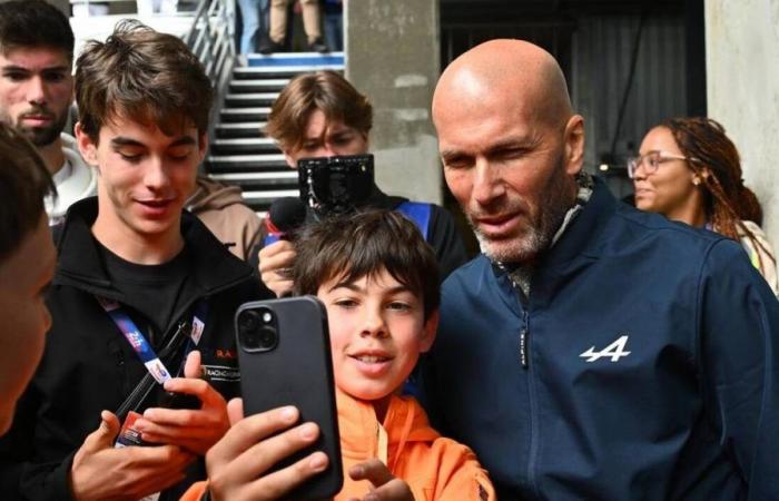 Zinédine Zidane, der andere Star der 24 Stunden von Le Mans