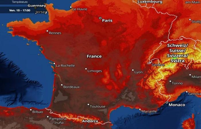 Wo werden wir diesen Sommer in Frankreich an Hitze sterben?