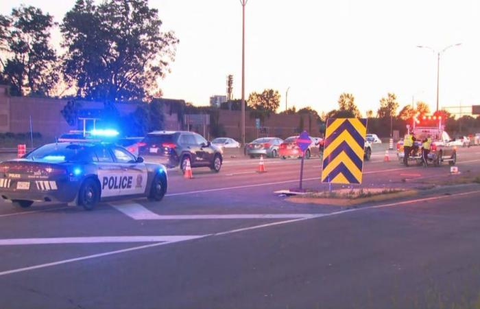 Ein erstochener Mann wurde auf dem Highway 15 in Montreal zurückgelassen