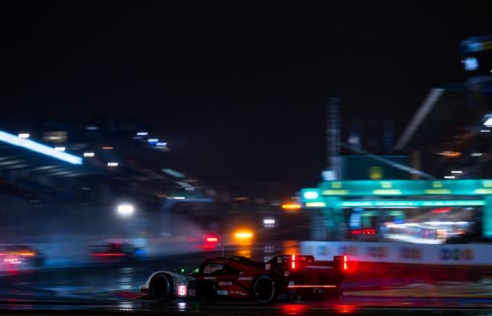 Regen, Rossis Ausfall und ein langes Safety Car: die Zusammenfassung der Nacht bei den 24 Stunden von Le Mans