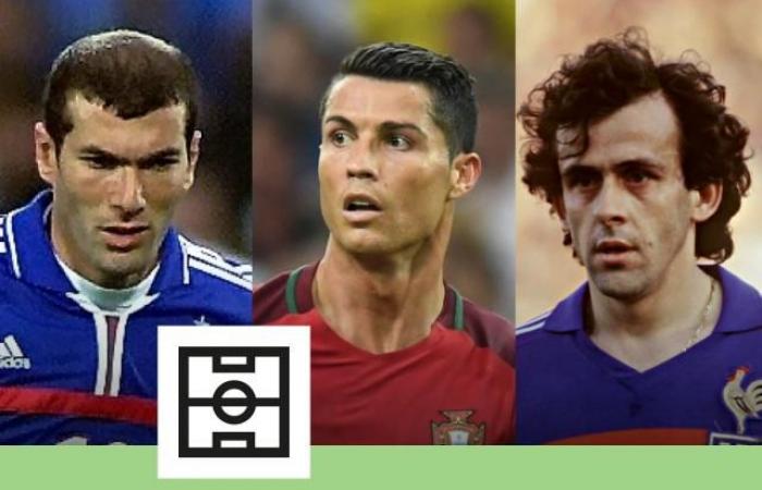 Zidane, Cristiano, Platini… Ihre legendäre EM-Elf