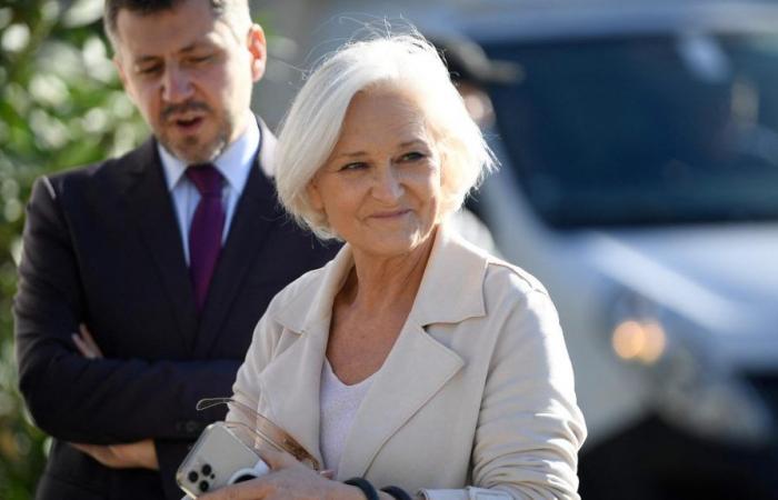 Marie-Caroline Le Pen, ältere Schwester von Marine, Kandidatin für den RN in Sarthe