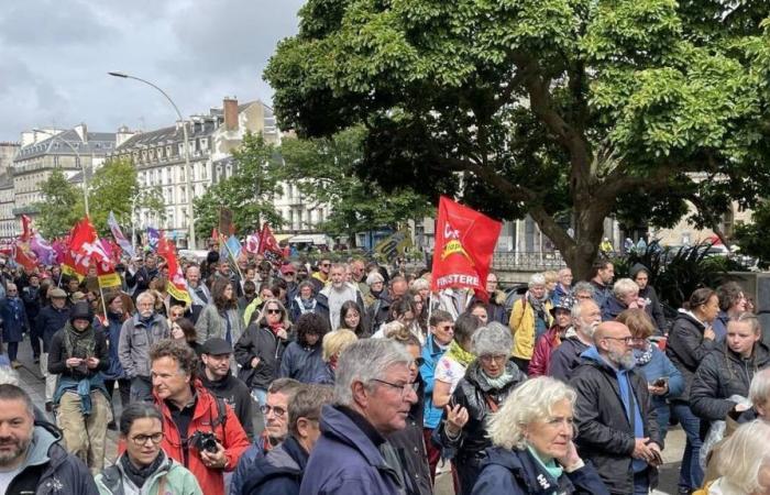 Im Finistère mobilisierten an diesem Samstag mehr als 8.000 Demonstranten gegen die extreme Rechte