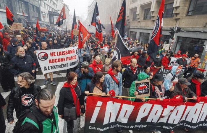 Ein „sozialer und antifaschistischer“ Marsch bringt rund 5.000 Menschen in Brüssel zusammen: „Die extreme Rechte hat nie eine Antwort gegeben“
