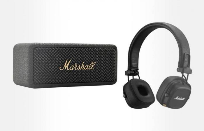 Preissenkung für das Paket Marshall Emberton II-Lautsprecher + Major IV-Kopfhörer