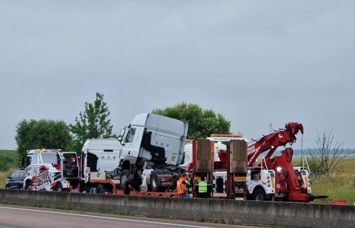 In der Eure, die nach dem Unfall eines Lastkraftwagens gesperrt war, wurde die RN 154 wieder für den Verkehr freigegeben