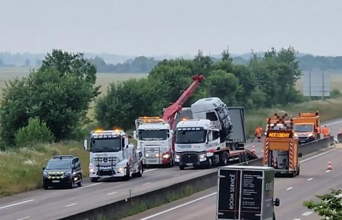 In der Eure, die nach dem Unfall eines Lastkraftwagens gesperrt war, wurde die RN 154 wieder für den Verkehr freigegeben