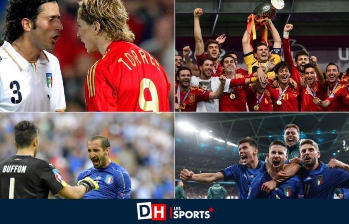 In drei von vier Fällen gewann der Sieger eines Spiels zwischen Spanien und Italien die EM: „Spanien ist individuell stärker als wir.“