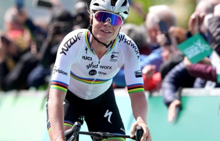 Belgische Radsportmeisterschaft: Lotte Kopecky, allein gegen alle