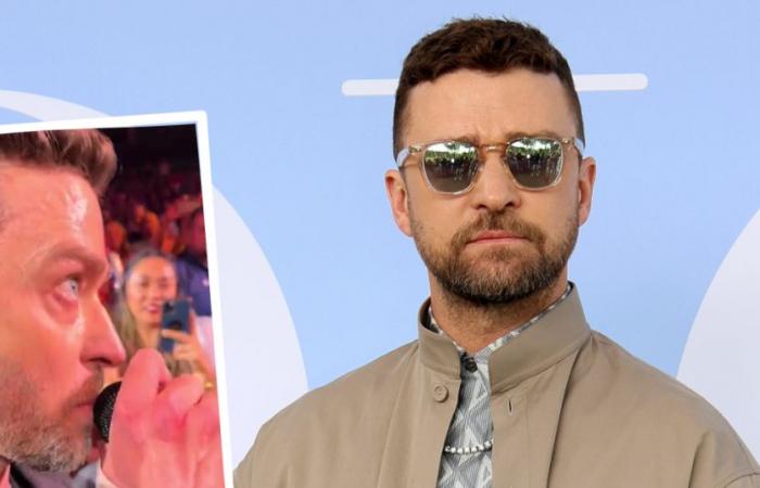 Ist Justin Timberlake wenige Stunden nach seiner Verhaftung mit völlig großen Augen bei seinem Konzert erschienen? (Video)