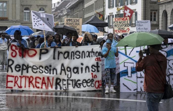 Bern: Eritreer demonstrieren für ihre Rechte