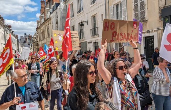 Demonstration gegen die extreme Rechte in Orléans: „Wir können den Rückgang der Frauenrechte in anderen Ländern deutlich sehen …“