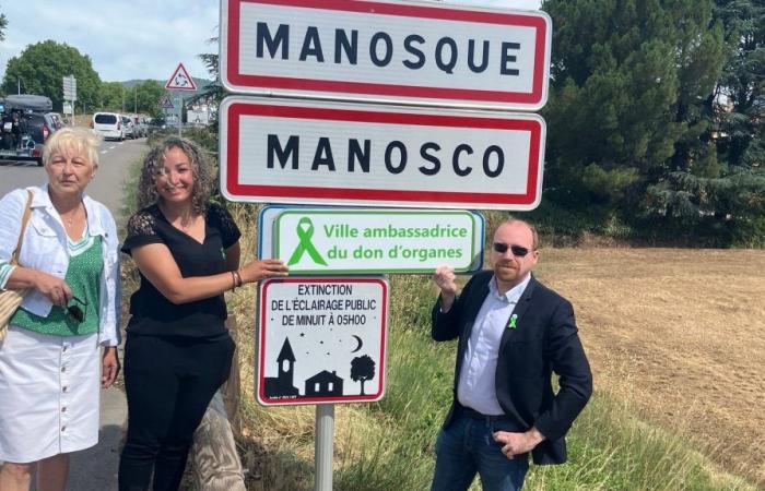 Manosque wird die erste Botschafterstadt für Organspende in den Alpes-de-Haute-Provence