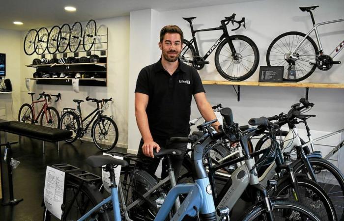 Bike it, ein umweltbewusster Fahrradladen in der Innenstadt von Quimper