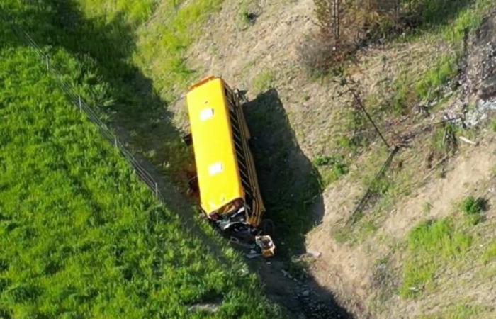 Schulbusunfall in British Columbia: ein Dutzend Verletzte, davon sieben per Flugzeug evakuiert