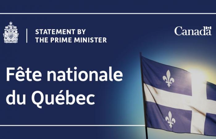 Erklärung des Premierministers zum Nationalfeiertag von Quebec