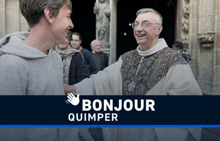 Sonnenschein, Abschied von Pater Caill, dem Immobilienmakler im Fernsehen, Nachfolge bei den Verlingues … Hallo Quimper!