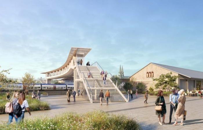 In Châteauroux wird der Bahnhof im Jahr 2026 über eine Fußgängerbrücke verfügen