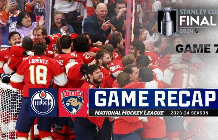 Panthers erholen sich und besiegen Oilers im 7. Spiel des Stanley Cup-Finales und holen sich den 1. Titel