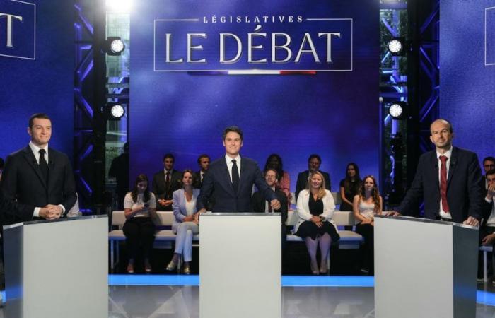 Frankreich: Der rechtsextreme Kandidat zeigt sein Selbstvertrauen während einer Dreierdebatte | Französische Parlamentswahlen 2024