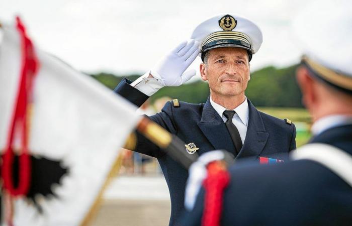 In Lann-Bihoué traten fünf neue Kommandeure dem Marine- und Luftfahrtstützpunkt bei