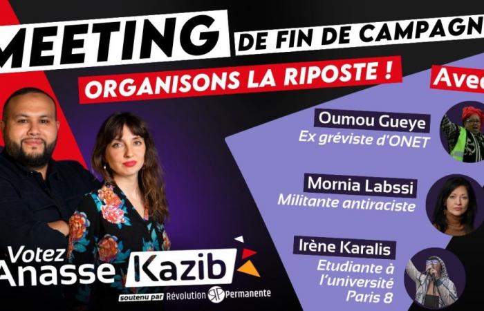 Alle bei Anasse Kazibs Abschlusstreffen am Freitag um 19 Uhr in Saint-Denis!