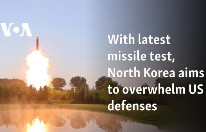 Nordkorea will mit jüngstem Raketentest die US-Verteidigung überwältigen