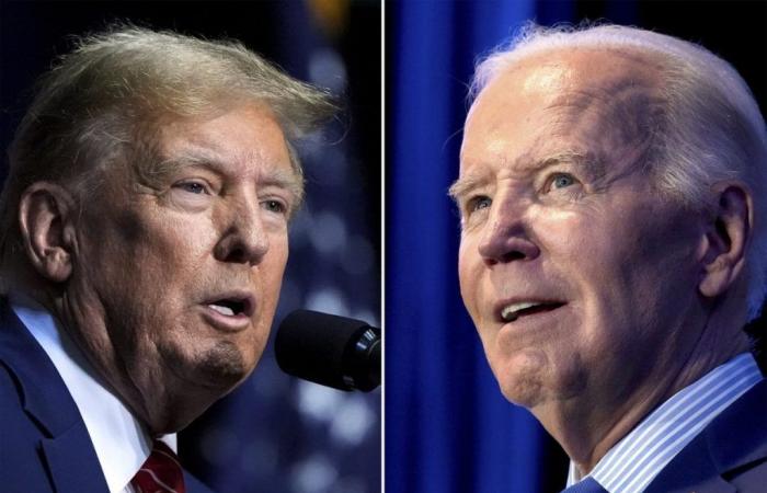 US-Präsidentschaftswahl: Trump und Biden stehen sich in einer ersten Debatte gegenüber