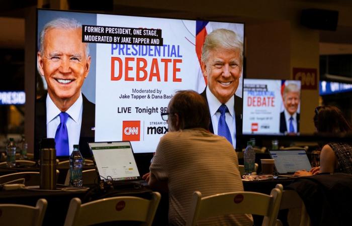 Biden und Trump weniger als eine Stunde vor einer unverzichtbaren Präsidentendebatte