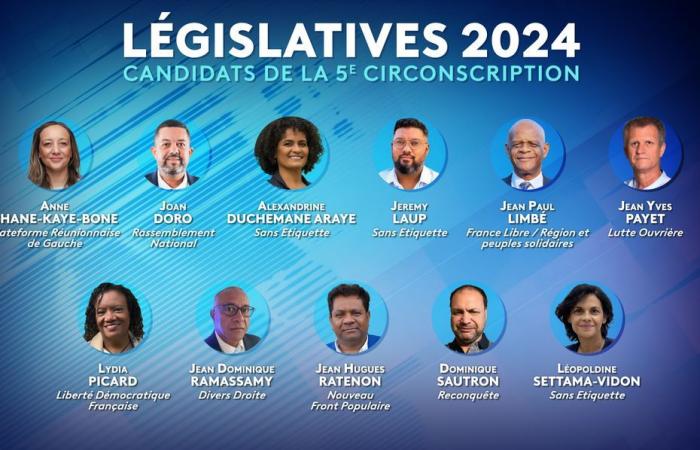Parlamentswahlen 2024: „Réunionnaises, Réunionnais…“, die Versprechen der Kandidaten für den 5. Wahlkreis von Réunion