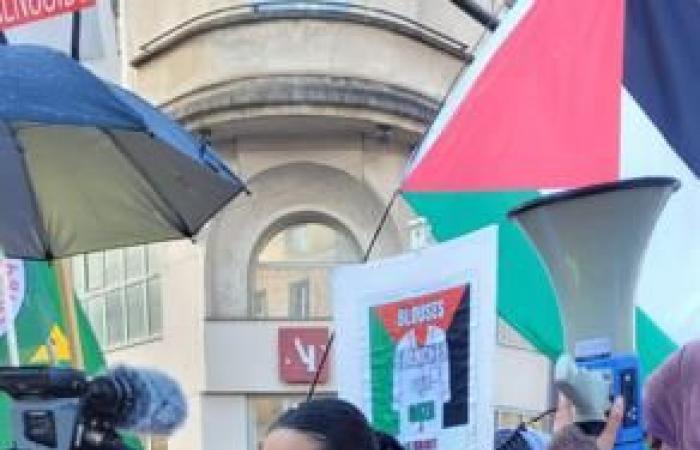 Lärm und Entschlossenheit für Gaza in Nancy