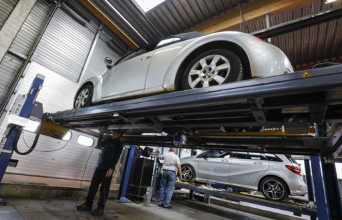 In Flandern findet die technische Inspektion für die meisten Autos alle zwei Jahre statt