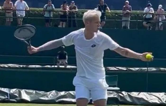 Tolle Leistung für Maxime Janvier, Spieler des Tennis Club de Gien, der am Hauptfeld von Wimbledon teilnimmt