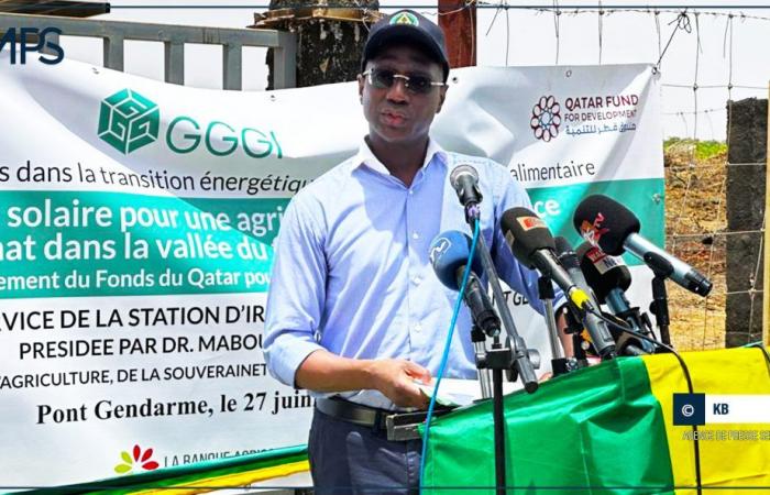 SENEGAL-LANDWIRTSCHAFT-INFRASTRUKTUREN / Saint-Louis: Mabouba Diagne weiht die Solarbewässerungsanlage Pont Gendarme ein – senegalesische Presseagentur