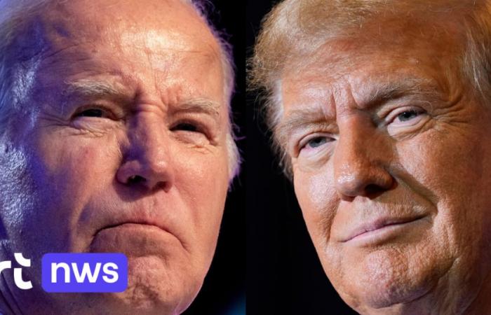 Kein Publikum, gedämpfte Mikrofone und sehr knappes Timing: Biden und Trump debattieren zum ersten Mal