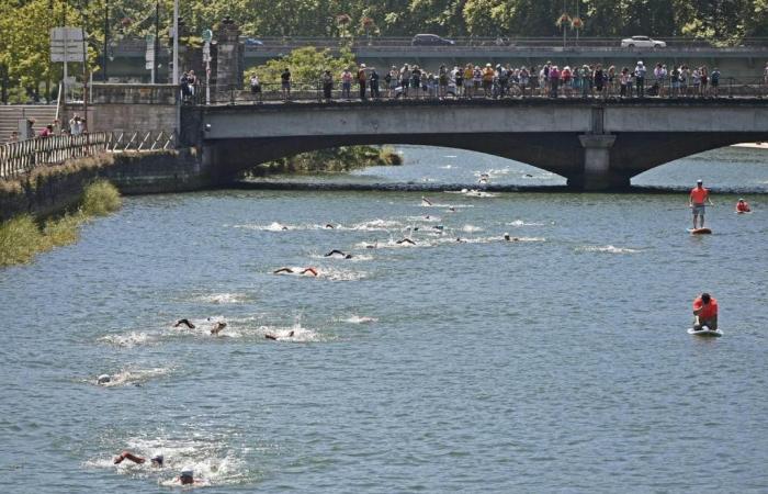 Das Bayonne Swimming Crossing kehrt mit zwei Kursen im Fluss zurück