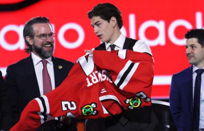 NHL Draft: Die Blackhawks wählten den Quebecer Sacha Boisvert auf Platz 18 der Gesamtwertung