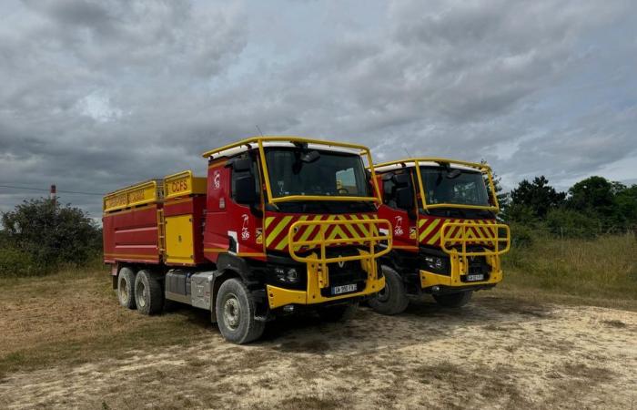 Noch vor dem Sommer treffen drei neue Feuerwehrautos ein, um Waldbrände in Calvados zu bekämpfen