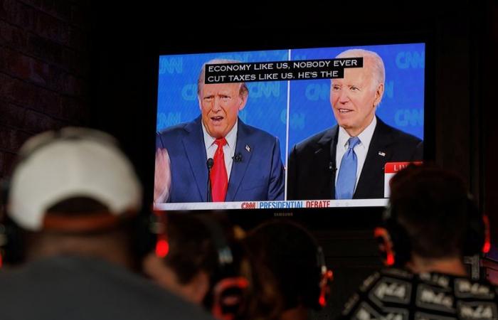 Die Biden-Trump-Debatte zieht 48 Millionen Zuschauer an