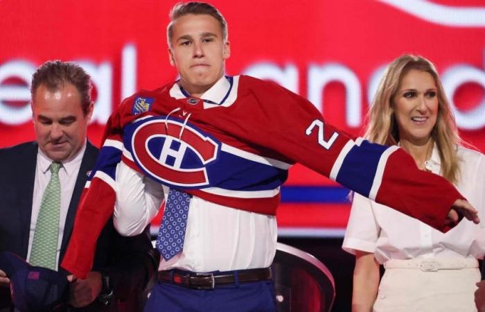 NHL-Draft: Der Kanadier hatte eine Überraschung parat, es war Céline Dion, die sich für Ivan Demidov entschied