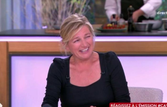 Anne-Elisabeth Lemoine in Schwierigkeiten in C à vous, sie bricht in Gelächter aus (VIDEO)